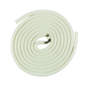 White gymnastics rope