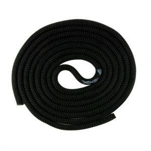 Black gymnastics rope, 3.10m, F.I.G.