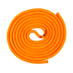 Orange gymnastics rope